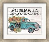 Framed Pumpkin Patch Truck