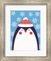 Framed Snowflake Penguin