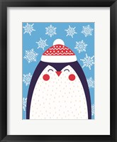 Framed Snowflake Penguin