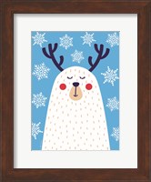 Framed Snowflake Reindeer