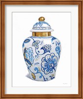 Framed 'Flora Chinoiserie II' border=