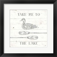 Framed Lake Sketches VII