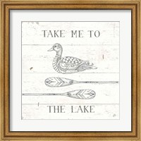 Framed Lake Sketches VII