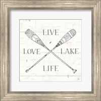 Framed Lake Sketches VI