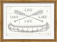 Framed Lake Sketches III