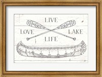 Framed Lake Sketches III
