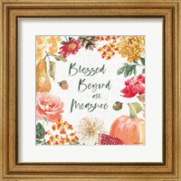Framed Harvest Bouquet III