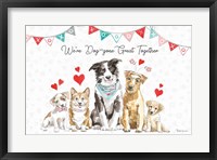 Framed Paws of Love I