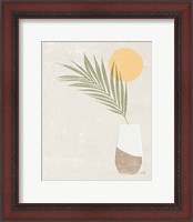 Framed Sun Palm II