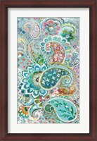 Framed Paisley Flowers