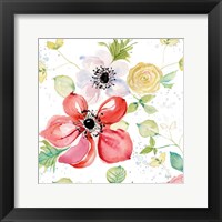 Spray of Anemones II Framed Print