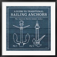 Framed Vintage Sailing Knots XII