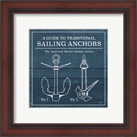 Framed 'Vintage Sailing Knots XII' border=
