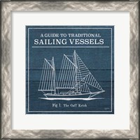 Framed Vintage Sailing Knots XI