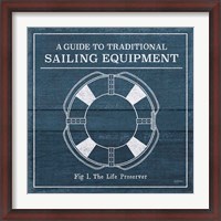 Framed Vintage Sailing Knots X