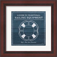 Framed Vintage Sailing Knots X