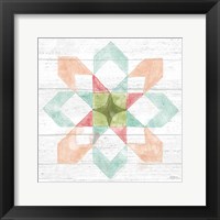 Framed 'Pastel Flower Market VIII' border=