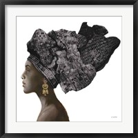 Pure Style Black Framed Print