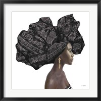 Pure Style II Black Framed Print