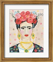 Framed Homage to Frida Neutral