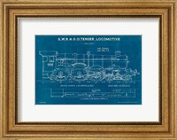 Framed Locomotive Blueprint I
