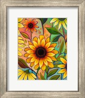 Framed Sunflower Power II