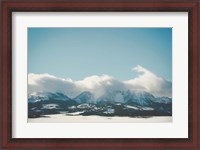 Framed Bridger Mountain Cloud Cover
