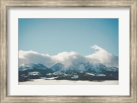Framed Bridger Mountain Cloud Cover