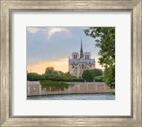 Framed Notre Dame - View from the Seine