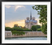 Framed Notre Dame - View from the Seine