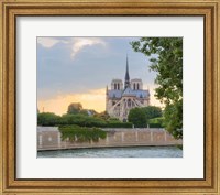 Framed Notre Dame - View from the Seine