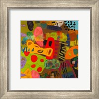 Framed 'Conversations in the Abstract #19' border=
