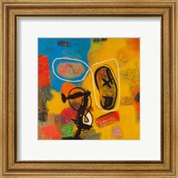 Framed 'Conversations in the Abstract #32' border=