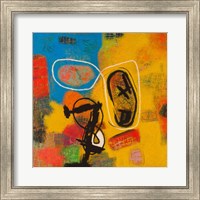 Framed 'Conversations in the Abstract #32' border=