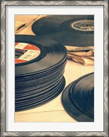 Framed Old 45s