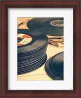 Framed Old 45s