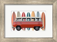 Framed Surfer Van