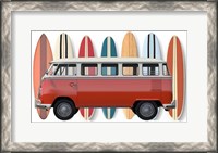 Framed Surfer Van