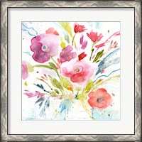 Framed Bouquet with Magenta