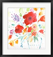 Framed Bright Bouquet