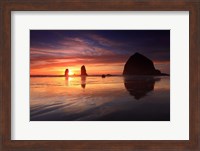 Framed Haystack Rock, Oregon