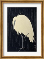 Framed Egret in the Rain, 1925-1936