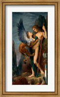 Framed Oedipus and the Sphinx, 1864
