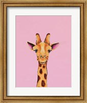 Framed Baby Giraffe