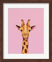 Framed Baby Giraffe
