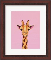 Framed Baby Giraffe