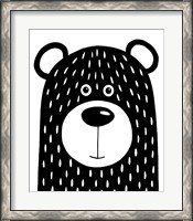 Framed Vanilla Bear