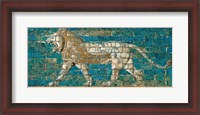Framed Panel with Striding Lion, ca. 604-562 B.C.E.