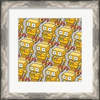 Framed Yellow Robo Army
