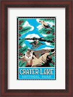 Framed Crater Lake National Park